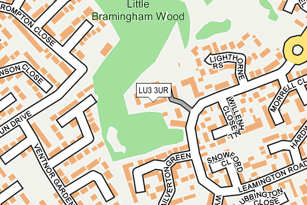 LU3 3UR map - OS OpenMap – Local (Ordnance Survey)