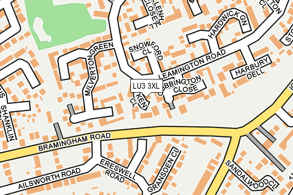 LU3 3XL map - OS OpenMap – Local (Ordnance Survey)
