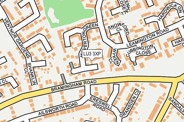 LU3 3XP map - OS OpenMap – Local (Ordnance Survey)