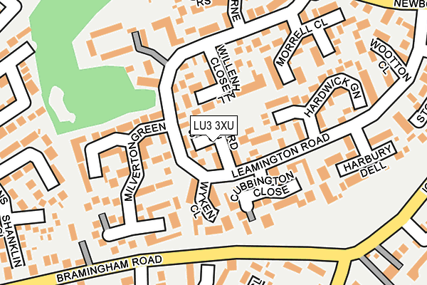 LU3 3XU map - OS OpenMap – Local (Ordnance Survey)