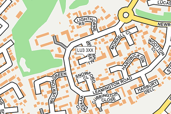 LU3 3XX map - OS OpenMap – Local (Ordnance Survey)