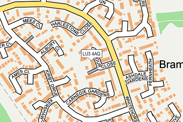 LU3 4AQ map - OS OpenMap – Local (Ordnance Survey)