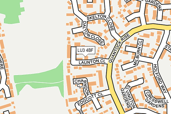 LU3 4BF map - OS OpenMap – Local (Ordnance Survey)
