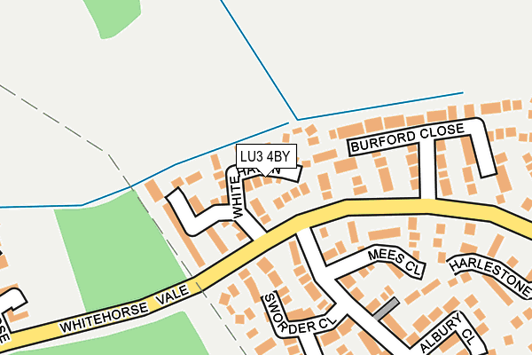 LU3 4BY map - OS OpenMap – Local (Ordnance Survey)