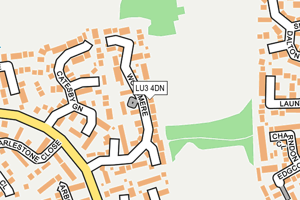 LU3 4DN map - OS OpenMap – Local (Ordnance Survey)