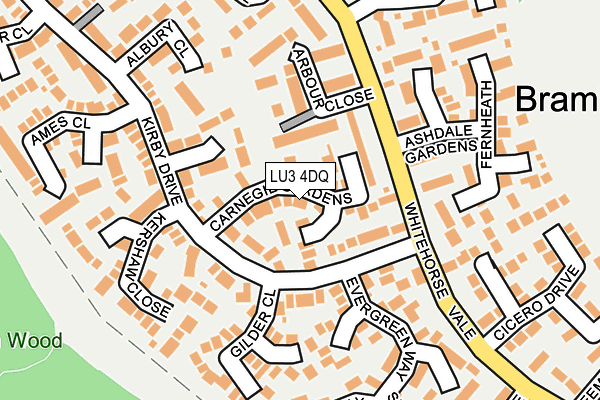 LU3 4DQ map - OS OpenMap – Local (Ordnance Survey)