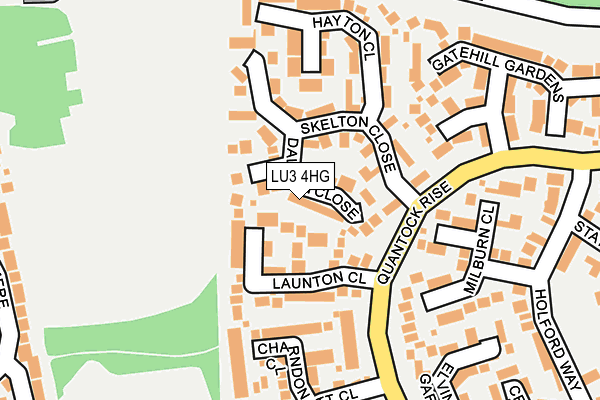 LU3 4HG map - OS OpenMap – Local (Ordnance Survey)