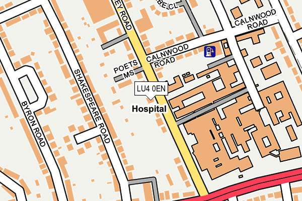 LU4 0EN map - OS OpenMap – Local (Ordnance Survey)