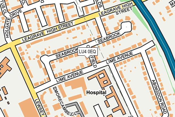 LU4 0EQ map - OS OpenMap – Local (Ordnance Survey)
