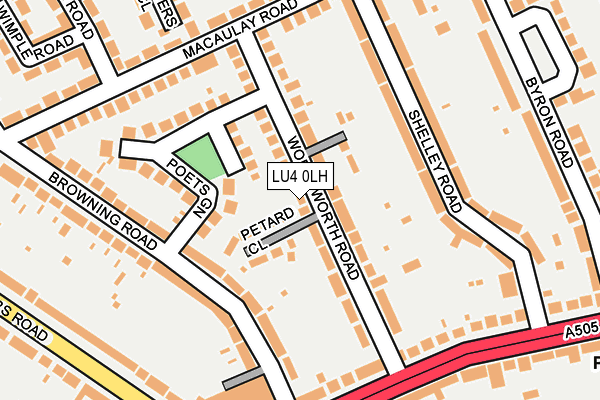 LU4 0LH map - OS OpenMap – Local (Ordnance Survey)