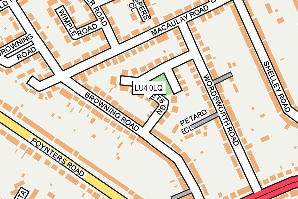 LU4 0LQ map - OS OpenMap – Local (Ordnance Survey)