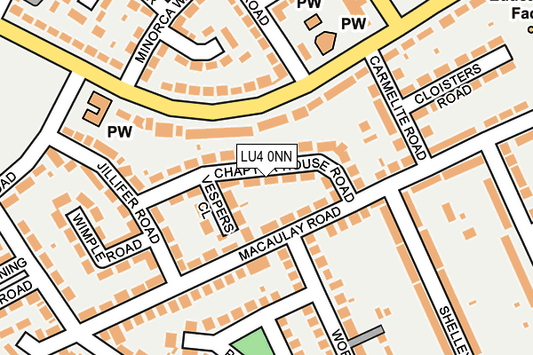 LU4 0NN map - OS OpenMap – Local (Ordnance Survey)