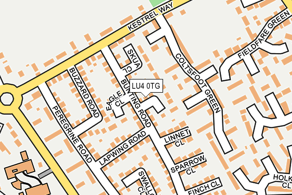 LU4 0TG map - OS OpenMap – Local (Ordnance Survey)