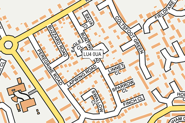 LU4 0UA map - OS OpenMap – Local (Ordnance Survey)
