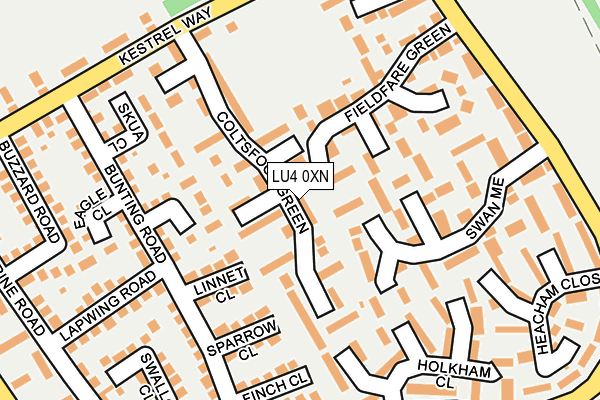 LU4 0XN map - OS OpenMap – Local (Ordnance Survey)