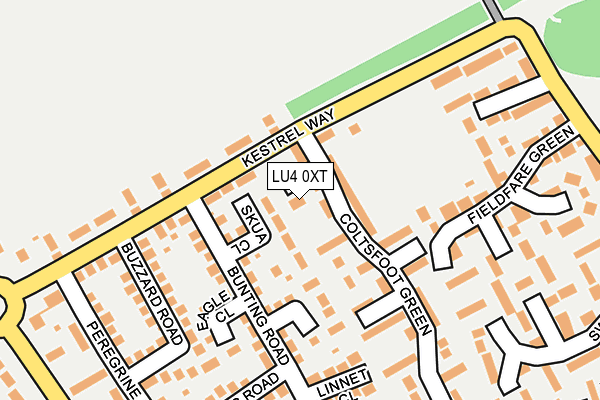 LU4 0XT map - OS OpenMap – Local (Ordnance Survey)
