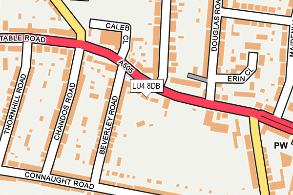 LU4 8DB map - OS OpenMap – Local (Ordnance Survey)
