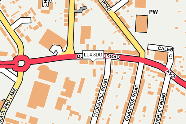 LU4 8DG map - OS OpenMap – Local (Ordnance Survey)