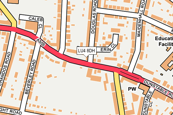 LU4 8DH map - OS OpenMap – Local (Ordnance Survey)