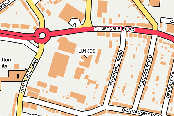 LU4 8DS map - OS OpenMap – Local (Ordnance Survey)