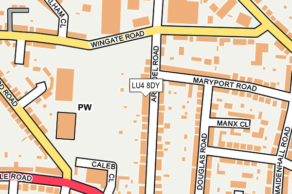 Map of R8 CARS LTD at local scale