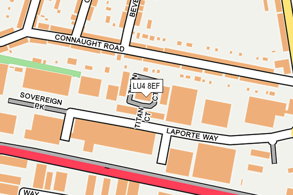 Map of LUTON ELECTRICAL SERVICES LIMITED at local scale
