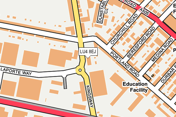 LU4 8EJ map - OS OpenMap – Local (Ordnance Survey)