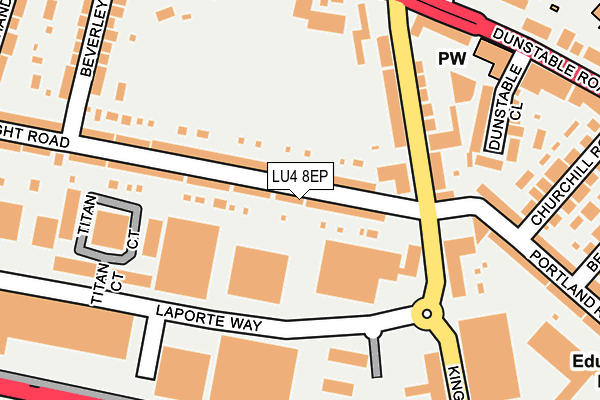 LU4 8EP map - OS OpenMap – Local (Ordnance Survey)