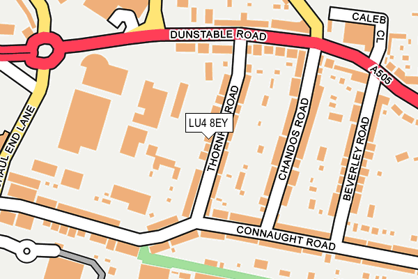 LU4 8EY map - OS OpenMap – Local (Ordnance Survey)