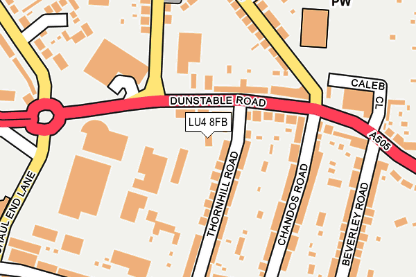 LU4 8FB map - OS OpenMap – Local (Ordnance Survey)
