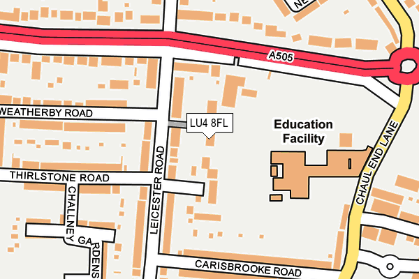 LU4 8FL map - OS OpenMap – Local (Ordnance Survey)