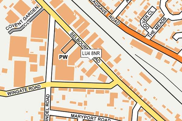 LU4 8NR map - OS OpenMap – Local (Ordnance Survey)