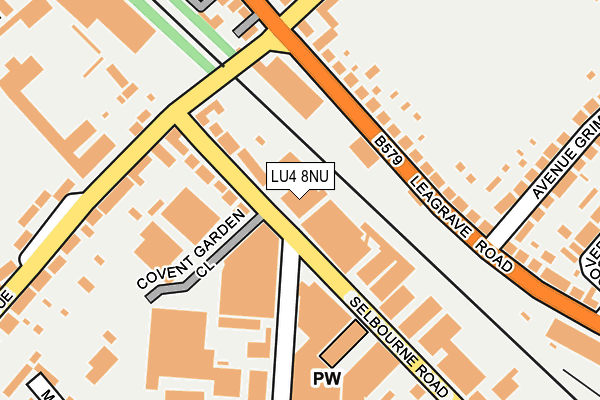 LU4 8NU map - OS OpenMap – Local (Ordnance Survey)