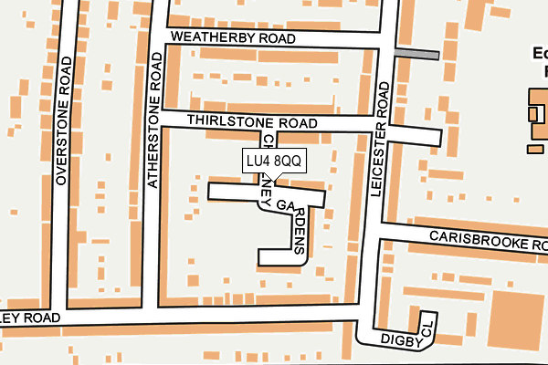 LU4 8QQ map - OS OpenMap – Local (Ordnance Survey)
