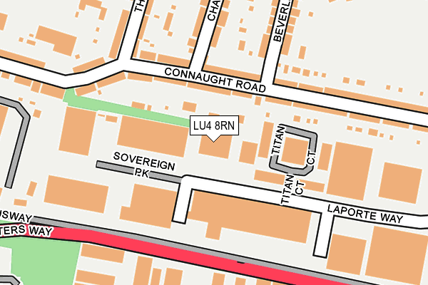 LU4 8RN map - OS OpenMap – Local (Ordnance Survey)