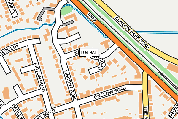 LU4 9AL map - OS OpenMap – Local (Ordnance Survey)