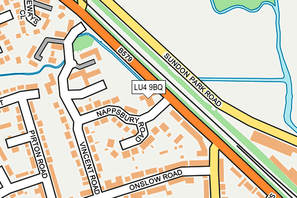 LU4 9BQ map - OS OpenMap – Local (Ordnance Survey)