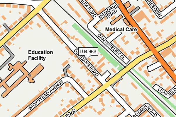 Map of RIGHT HAND MOTOR LTD at local scale
