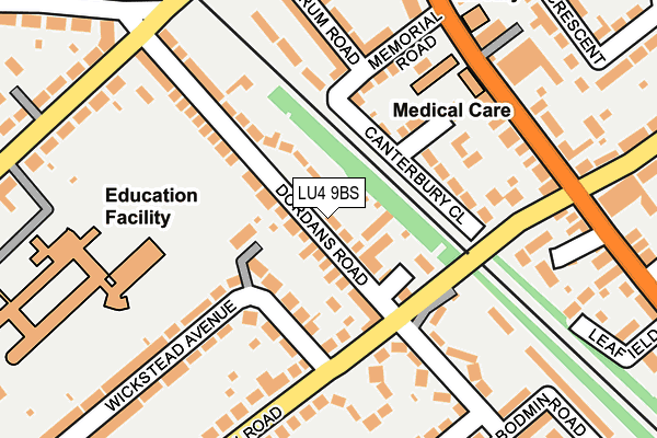 Map of GB VEHICLE SALES LTD at local scale