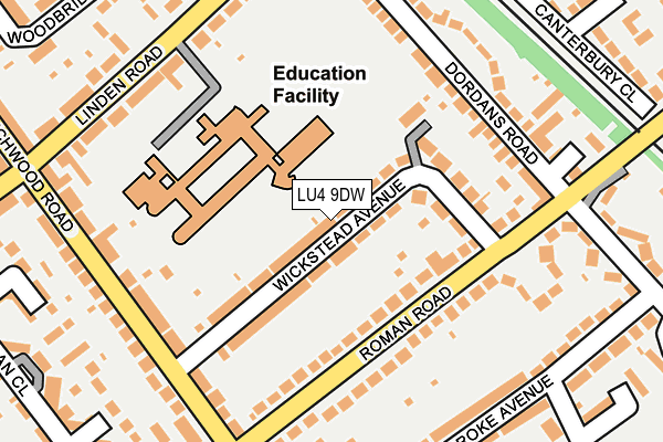 Map of MISS AUDREY LIMITED at local scale