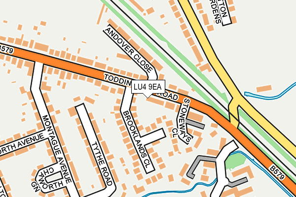 LU4 9EA map - OS OpenMap – Local (Ordnance Survey)
