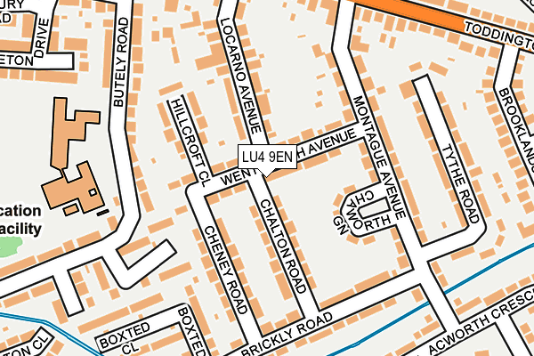 LU4 9EN map - OS OpenMap – Local (Ordnance Survey)