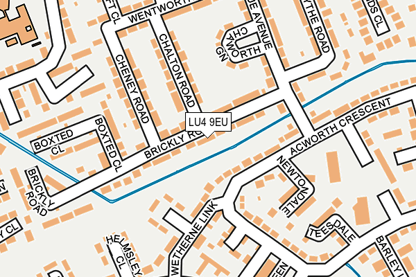 LU4 9EU map - OS OpenMap – Local (Ordnance Survey)