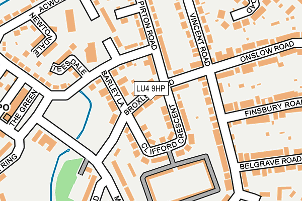 LU4 9HP map - OS OpenMap – Local (Ordnance Survey)
