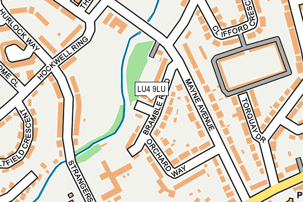 LU4 9LU map - OS OpenMap – Local (Ordnance Survey)