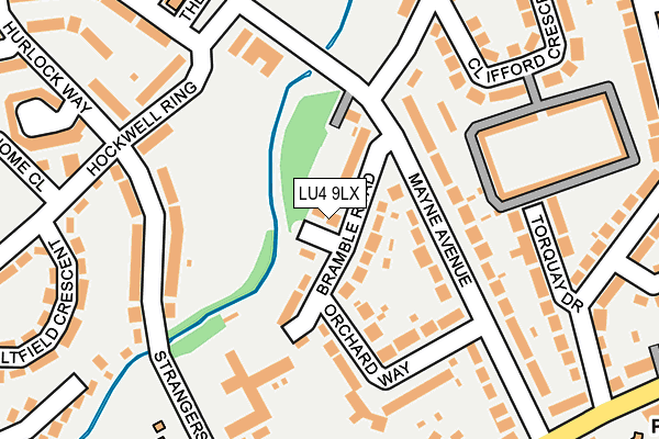 LU4 9LX map - OS OpenMap – Local (Ordnance Survey)