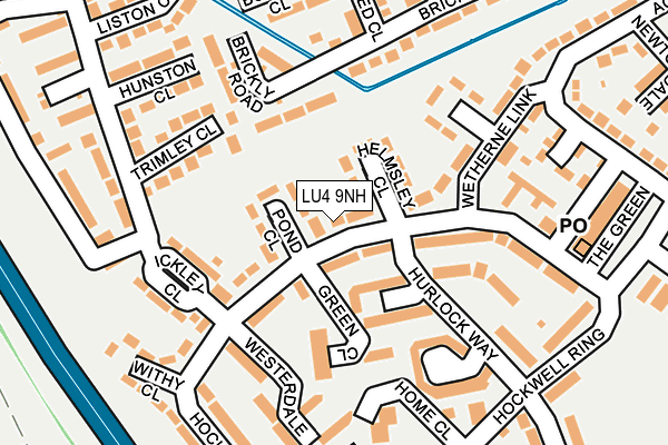 LU4 9NH map - OS OpenMap – Local (Ordnance Survey)