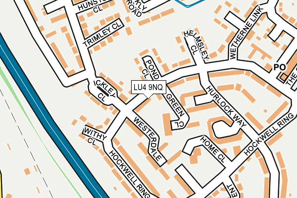 LU4 9NQ map - OS OpenMap – Local (Ordnance Survey)
