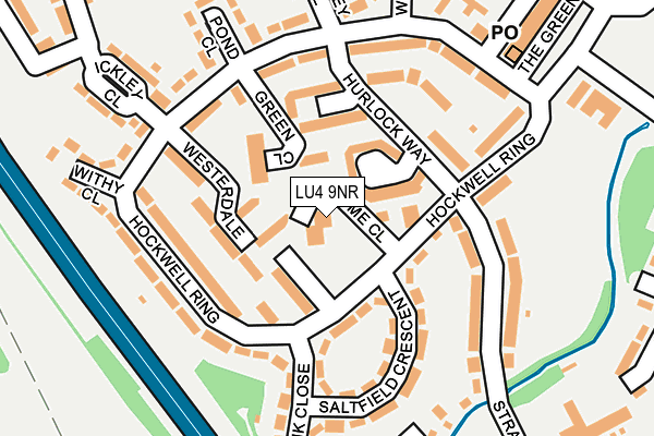 LU4 9NR map - OS OpenMap – Local (Ordnance Survey)