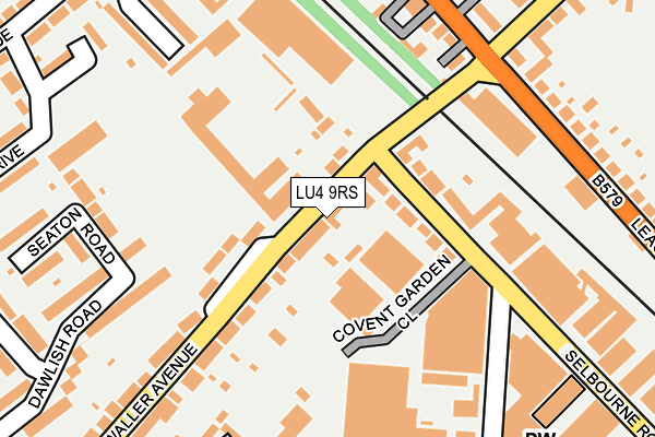 LU4 9RS map - OS OpenMap – Local (Ordnance Survey)